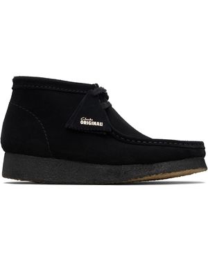 Clarks Wallabee Desert Boots - Black