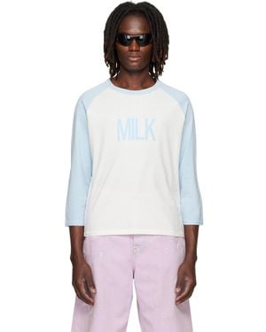 Acne Studios Milk Graphic T-Shirt - White