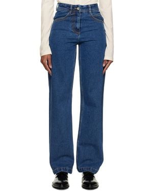 Low Classic Straight Fit Jeans - Blue
