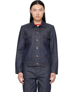A.P.C. Jean Denim Work Jacket - Blue