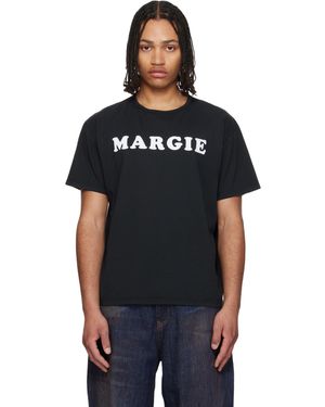 MM6 by Maison Margiela Vintage Jersey 'Margie' T-Shirt - Black