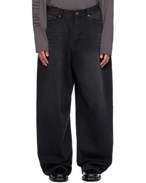 WE11DONE ウォッシュドデニムカーゴパンツ 美品 ウェルダン ヌビアン