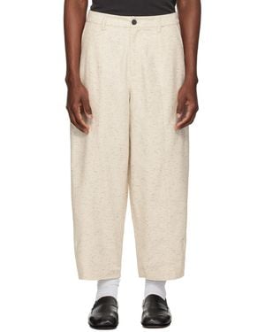 Entire studios Off- Carrot Trousers - Natural