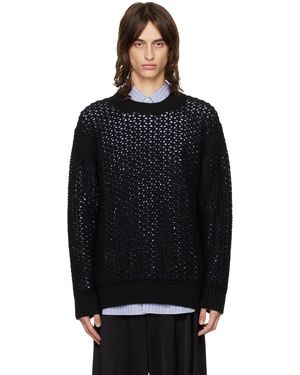 Junya Watanabe Wool Jumper - Black