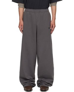 Vetements Boxing Logo Baggy Sweatpants - Black