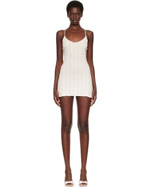 Cou Cou Off- 'The Cami Slip' Minidress - White