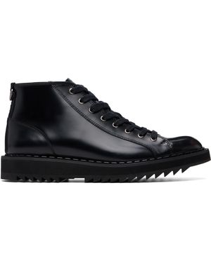 George Cox Ripple Monkey Boots - Black