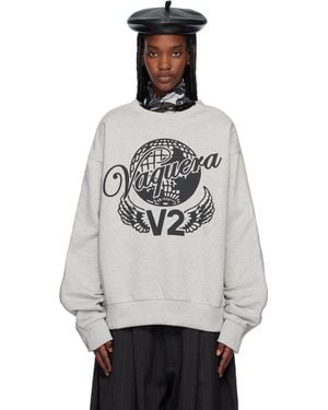 VAQUERA Snap Sweatshirt - Grey