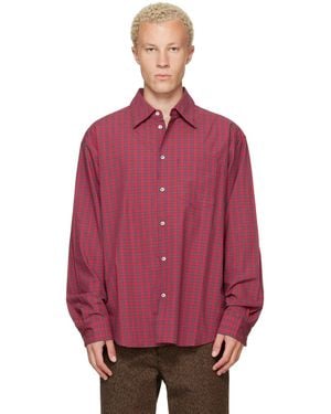 Marni Check Shirt - Red