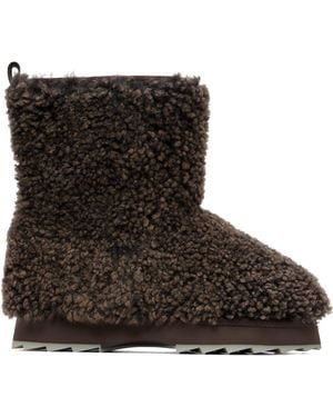 EMU Sharky Lo Teddy Boots - Brown