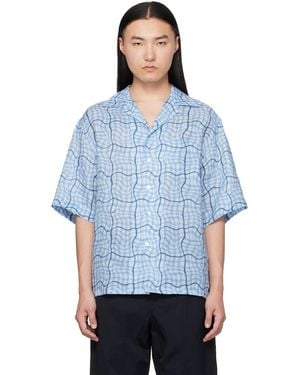 Marni Checked Shirt - Blue