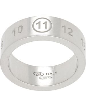Maison Margiela Number Reference Ring - Metallic