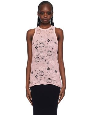 OLENICH Racer Back Tank Top - Red