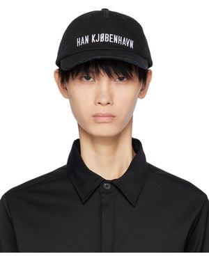 Han Kjobenhavn Distressed Signature Cap - Black