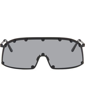 Rick Owens Tower Shielding Sunglasses - Grey