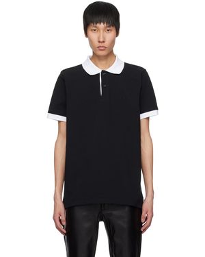 Ernest W. Baker Embroidered Polo - Black