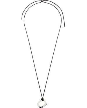 NUMBERING #5749 Necklace - Black