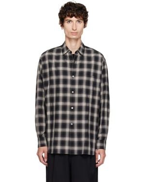 Ssstein Cotton Oversized Ls Shirt - Black