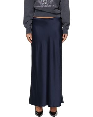 Anine Bing Bar Maxi Skirt - Blue