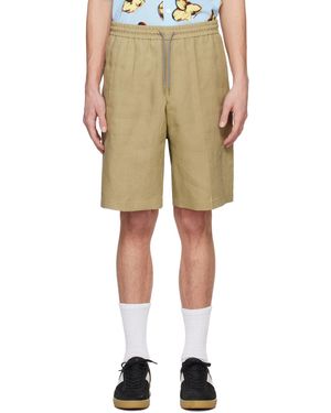 Paul Smith カーキ ドローストリング ショートパンツ - ナチュラル