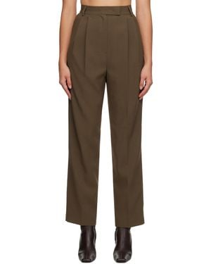 Frankie Shop Brown Bea Pants - Black