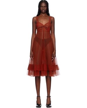 Renaissance Renaissance Benny Midi Dress - Red