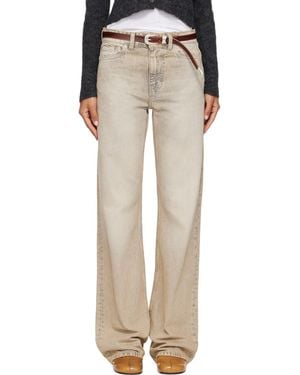 Our Legacy Boot Cut Jeans - Natural