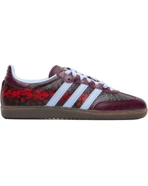 adidas Originals Burgundy & Samba Og Sneakers - Purple