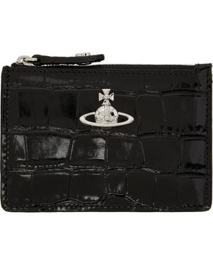 Vivienne Westwood Slim Long Card Holder - Black