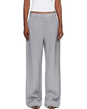 St. Agni Classic Pintuck Trousers - Black