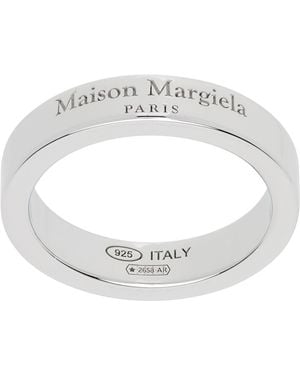 Maison Margiela Logo Reference Ring - White