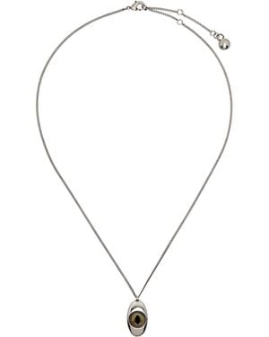 Lemaire Cat Eye Pendant Necklace - Metallic
