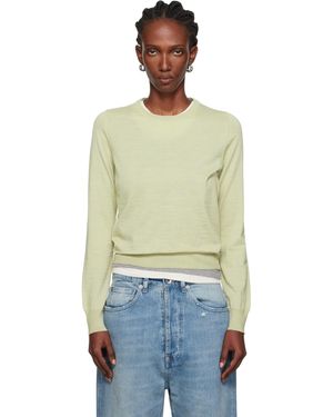 Pull En Laine Kaki Maison Martin Margiela Taille M - Occasion Parfait état