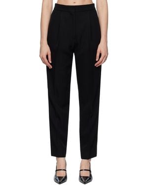 Erdem Straight Trousers - Black