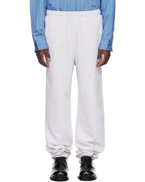 Acne Studios グレー コットン スウェットパンツ - ホワイト