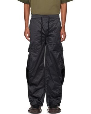 NAMESAKE Rod Warm Up Cargo Trousers - Black
