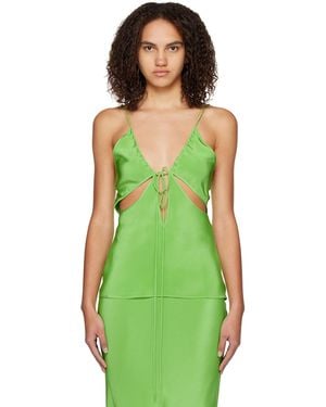 Christopher Esber Triquetra Camisole - Green