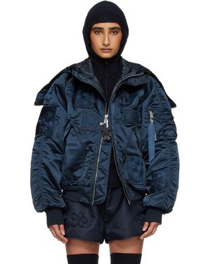 Cecilie Bahnsen Alpha Industries X N-2B Bomber Jacket - Blue