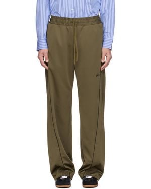 Commission Khaki Shift Track Trousers - Green