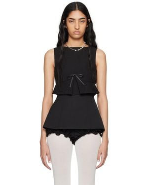 ShuShu/Tong Peplum Top - Black