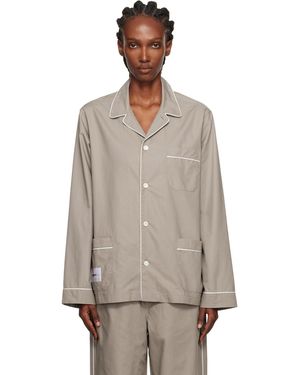 MAGNIBERG Taupe Dolce Pyjama Shirt - Brown