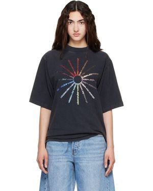Alexander Wang Crystal Pinwheel T-Shirt - Blue