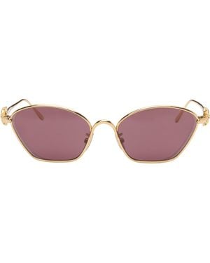 Loewe Hexagonal Anagram Sunglasses - Pink