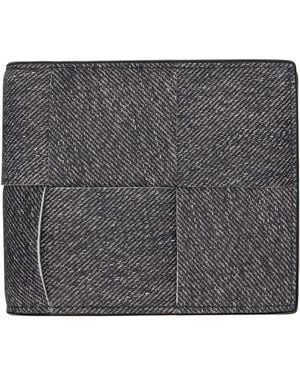 Bottega Veneta Cassette Bi-Fold Wallet - Grey