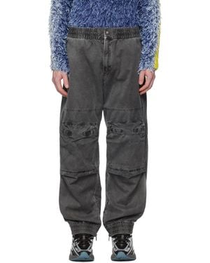 DIESEL グレー P-Beeck カーゴパンツ - ブラック