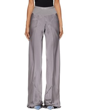 Rick Owens Tower Bias Trousers - Grey