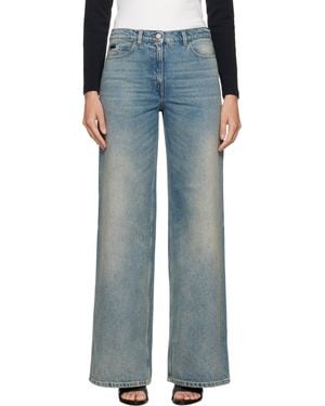 Courreges Hammer baggy Jeans - Black