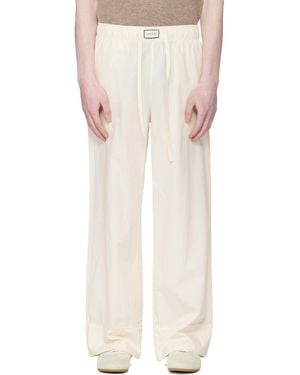 Entire studios Off- Pajama Lounge Pants - Natural