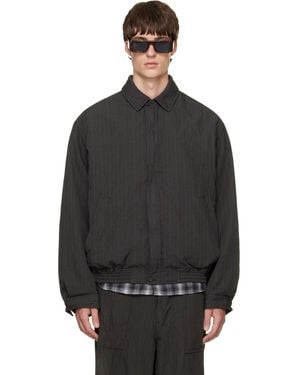 Comme des Garçons Herringbone Stripe Jacket - Black