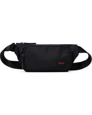 HUGO Logo Belt Bag - Black